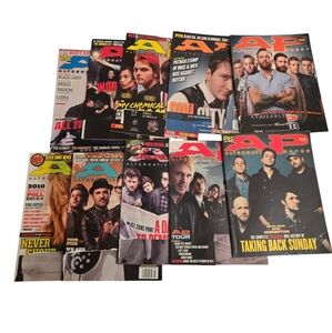 Lot of 10 vintage (2011) Alternative Press magazines *RARE FIND*
